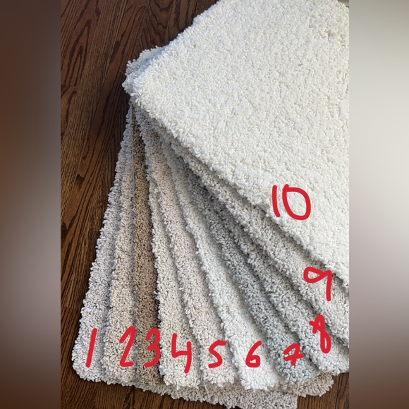 (3) 27.5inches x 17 inches Beige/Brown Shaggy Rug/Mat - Picture 5 of 5